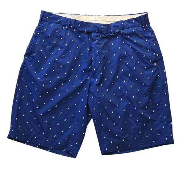 RLX Ralph Lauren Other - RLX Ralph Lauren Shorts Mens Size 36 Blue Sailboat Performance Golf Casual